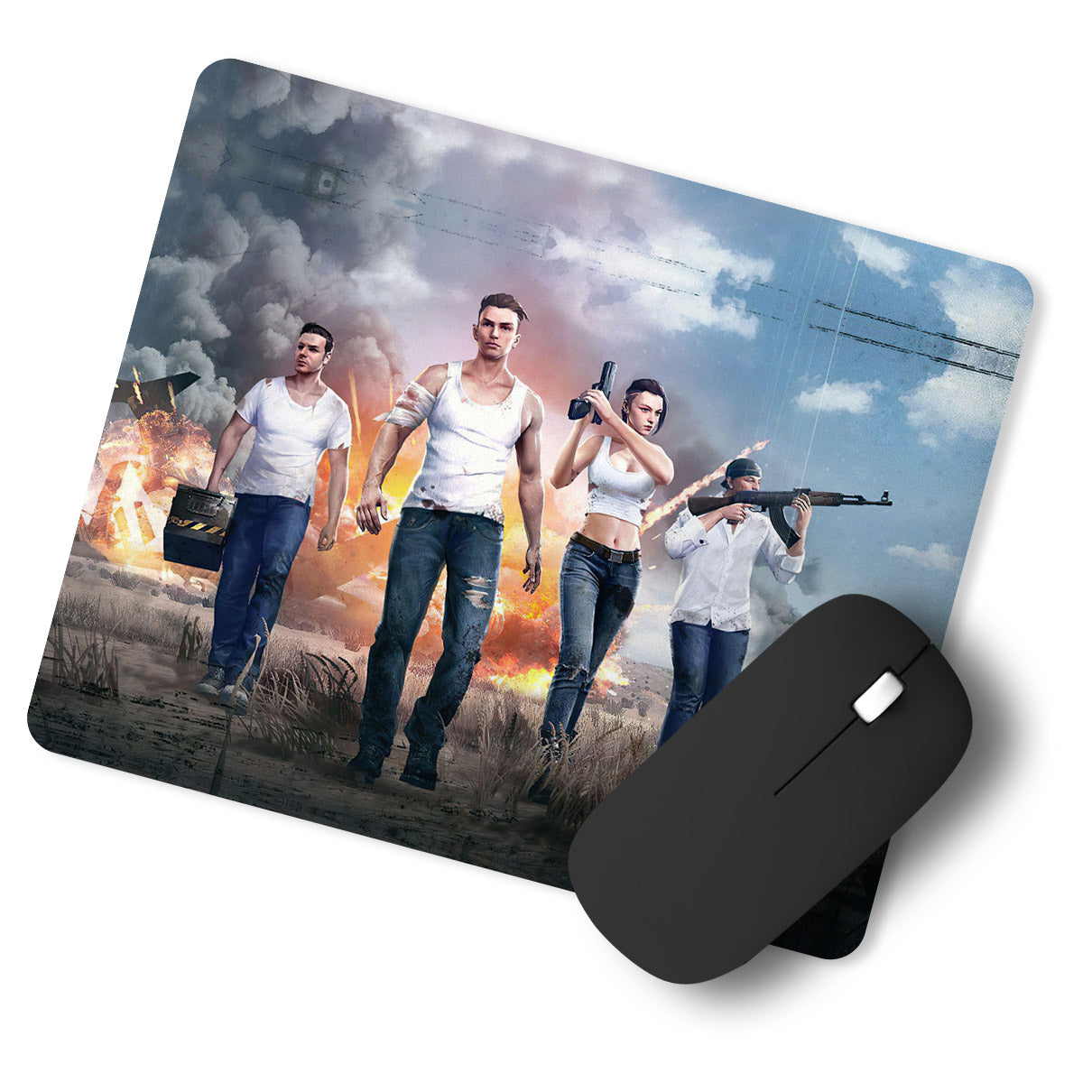 Freefire Gang Designer Printed Premium Mouse pad (9 in x 7.5 in)