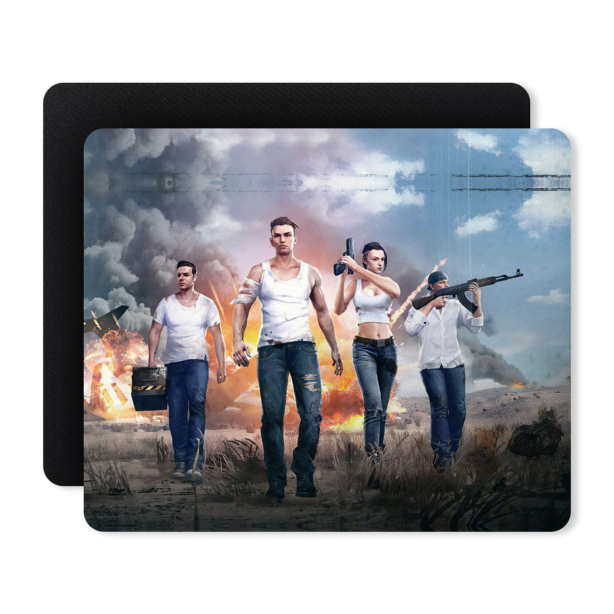 Freefire Gang Designer Printed Premium Mouse pad (9 in x 7.5 in)