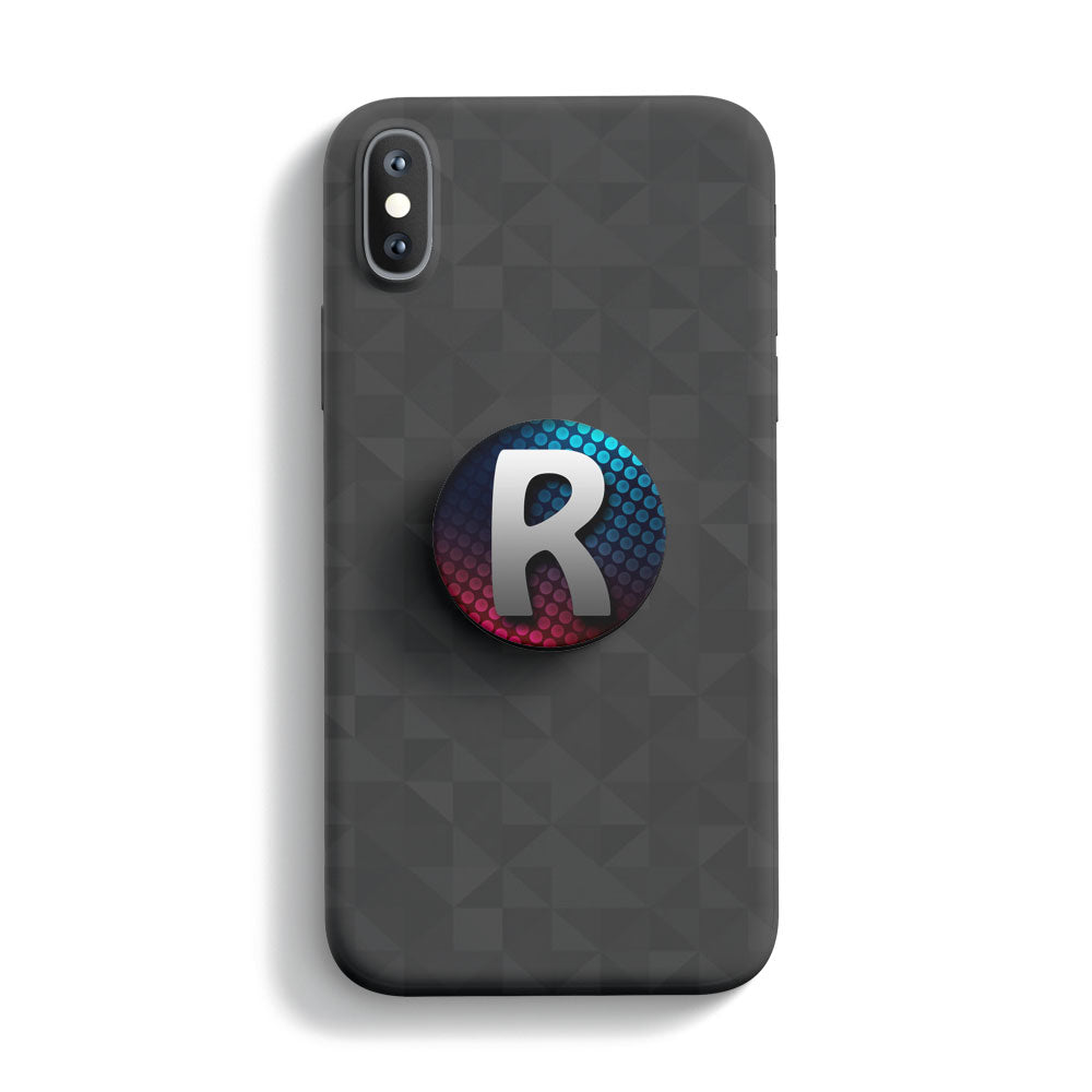 Digital Alphabet R Mobile Phone Handle